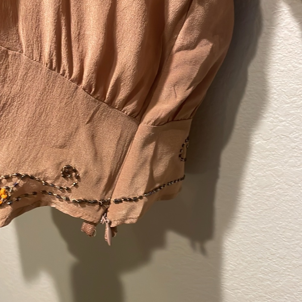 What Goes Around Cones Around Silk Blouse - Picture 4 of 6